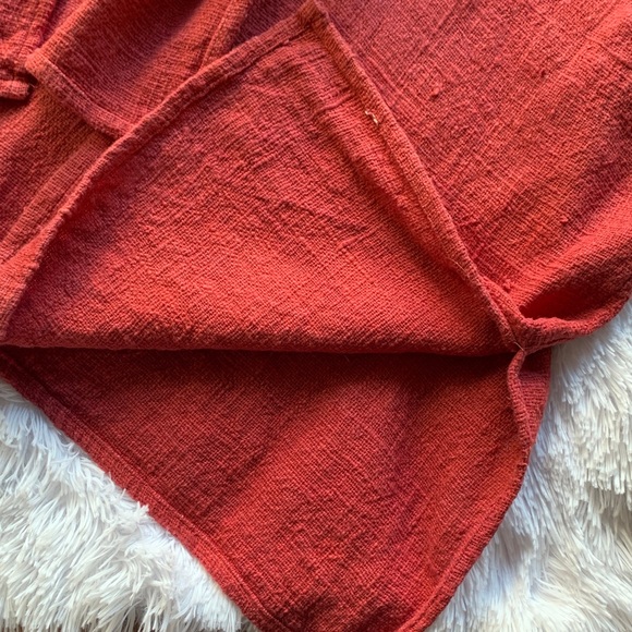 Kioti Vintage Handmade Textured Kimono Styled Boho Minimalist Open Front Top - Picture 13 of 16